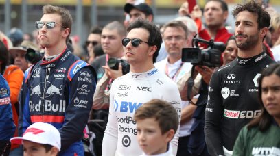 Kvyat Perez Ricciardo