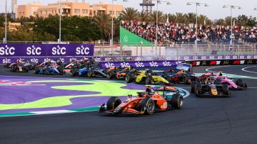 2025 Saudi Arabian Grand Prix - Jeddah F2 Feature Race results