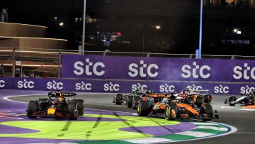 Crazy 'armed robbery' comparison made around contentious Max Verstappen penalty