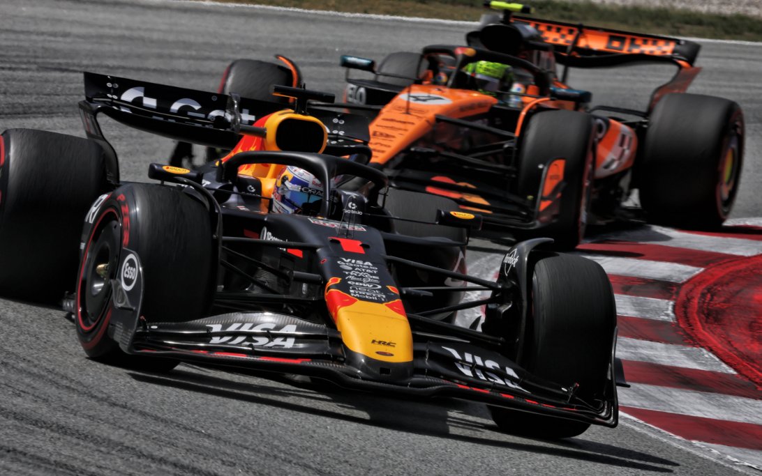 Verstappen Norris Spain