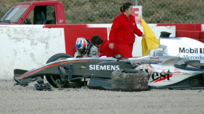 Raikkonen crash 2005